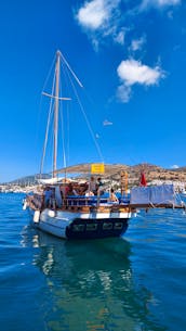 Private charter for daily boat trip on sailing Gulet PN for 12 people in Bodrum