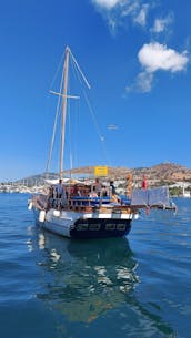 Private charter for daily boat trip on sailing Gulet PN for 12 people in Bodrum