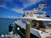 Un méga yacht à Cancún ! 74' Ferretti Flybridge jusqu'à 17 invités !  