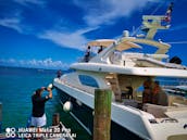 Mega Yacht in Cancun!  74' Ferretti Flybridge  up to 17 guests!  FREE JETSKI seadoo on your 6 hrs