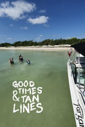 Incrível catamarã de 36 pés em Puerto Aventuras, marina mais próxima de Tulum