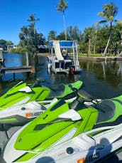 Double Decker Pontoon Boat Rental in Naples, FL With Water Slide! (GMB Bookings Must Be 7 days or more in advance of charter date)