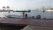 Barco de pesca de 21' Flats en Cartagena Flats