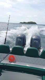 Barco de pesca de 21' Flats en Cartagena Flats