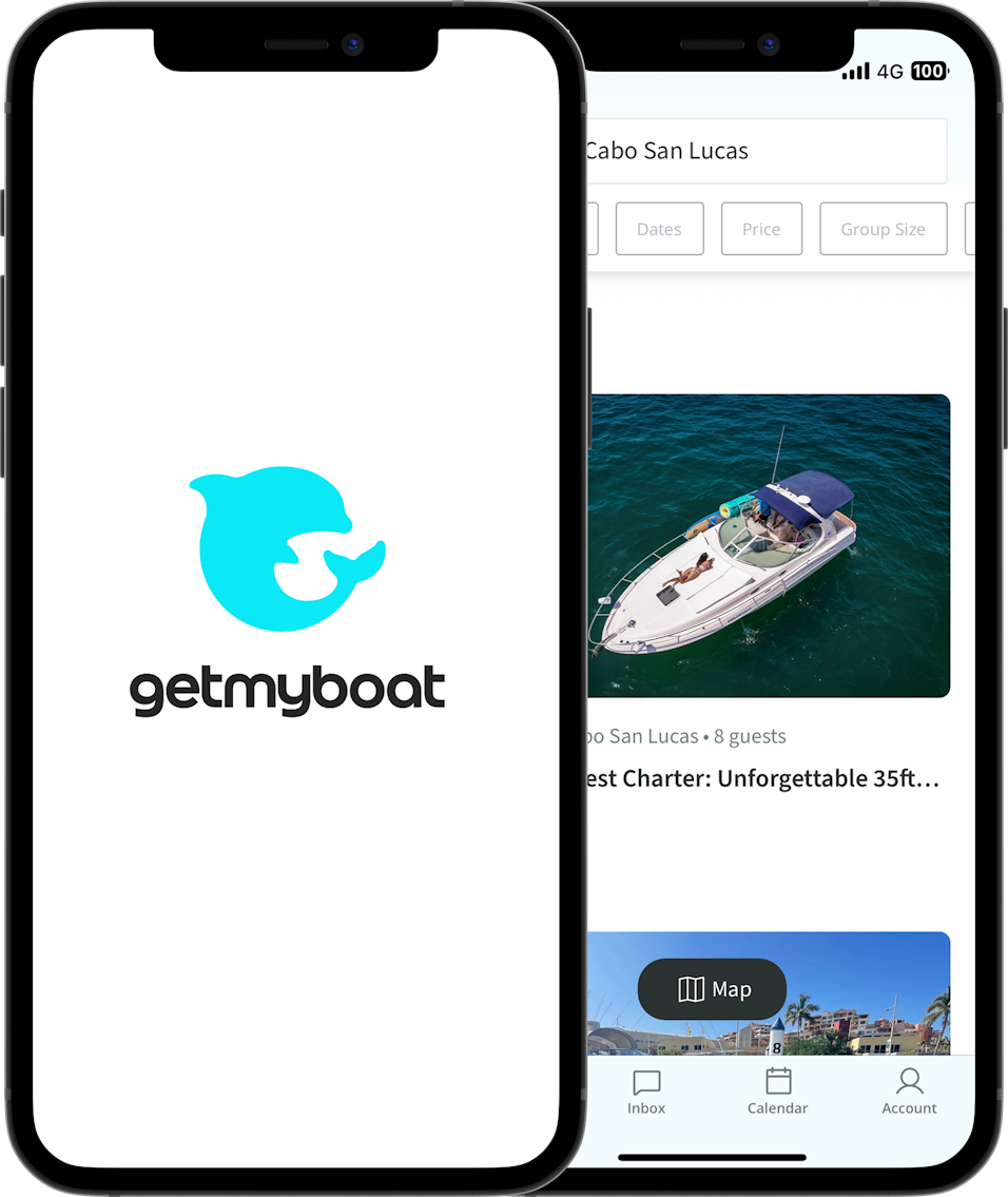 Pantallas de la aplicación Getmyboat