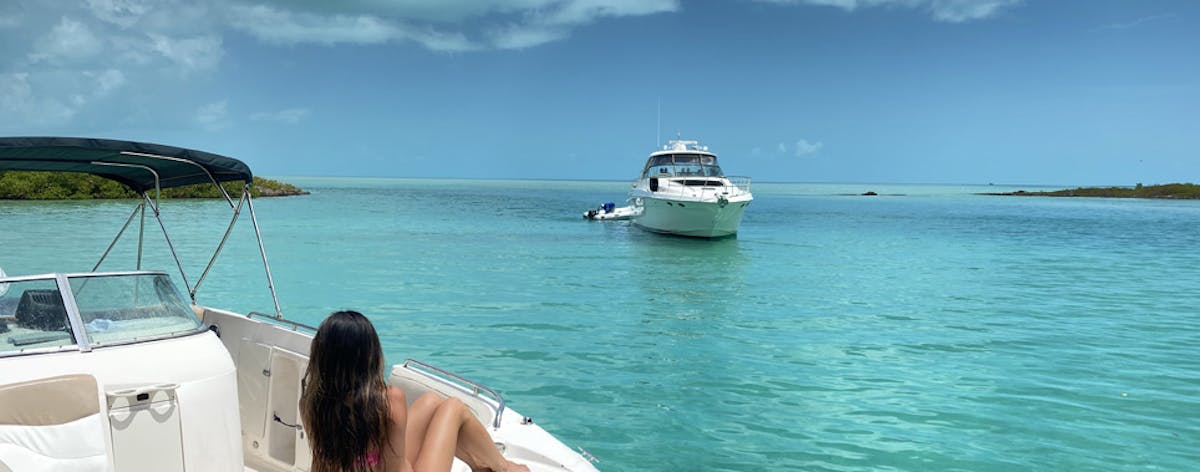 Boat belonging to Selassi Smith of Silver Palm Charters Turks and Caicos Islands