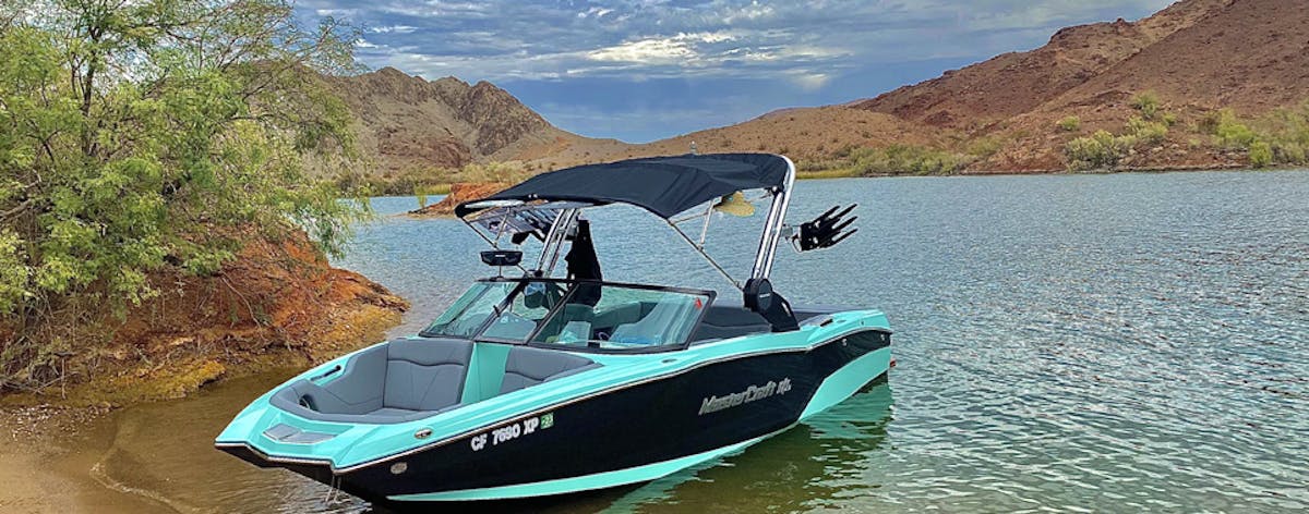 Boat belonging to Omar Dandan of Lake Havasu City, Arizona