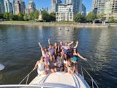 The best boating day awaits you on our luxurious 53-foot yacht in Vancouver