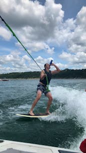 Rent 23' Tige RZX Surf and Wakeboard Boat Rental On Lake Travis, Austin Texas