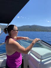 24' Four Winns Bowrider Private Charter on Beautiful Lake Tahoe