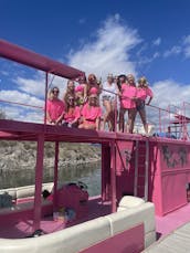 Incredible 40ft Pink Party Barge in Peoria, Arizona