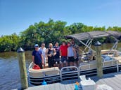 Best Value Rental Around! Beautiful 2020 Suntracker 24' DLX Party Barge in Naples / Marco Island