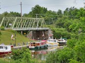 24' Nimble Nomad Self Hire Boat, Erie Canal,  Finger Lakes. 