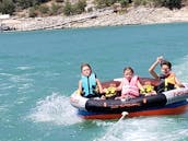 Barco familiar de proa aberta espaçoso de 22 pés para o lago Millerton, CA