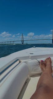 ABSOLUTE BEST Charleston Boat ride on 23ft Center Console!