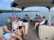 24ft Sun Tracker Fish Barge DLX Pontoon in Bradenton Beach