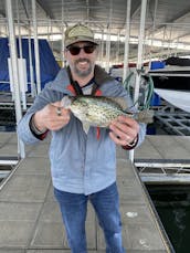 Let's go fishing aboard 24 ft fishing pontoon in Missouri