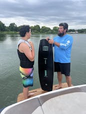 Barco de vela y surf Mastercraft X-Star con capitán en el lago Ray Hubbard - Rockwall, Texas