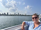 12 Person, 24 Foot Robalo on Lake Michigan, with bathroom!