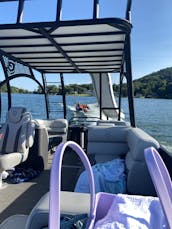 Slide Pontoon on Candlewood Lake