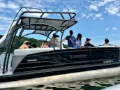 Slide Pontoon on Candlewood Lake