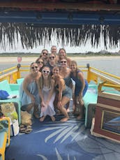 The Tiki Boat of the Hamptons 