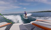 Wake Surfing Torch Lake!  Wakeboard, Surf, Foil, Tube, Hang up to 10 people