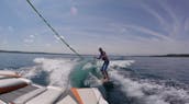 Wake Surfing Torch Lake!  Wakeboard, Surf, Foil, Tube, Hang up to 10 people