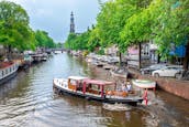 Private 2 hour or more Canal Boat Tour in Amsterdam