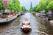 Private 2 hour or more Canal Boat Tour in Amsterdam