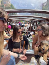 Private boat hire in Amsterdam with captain & bar!