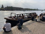 Private boat hire in Amsterdam with captain & bar!