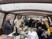 Private boat hire in Amsterdam with captain & bar!