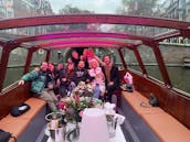 Private boat hire in Amsterdam with captain & bar!