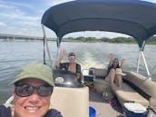 Alquiler de pontones azules para Lake Athens TX o Cedar Creek Reservoir TX