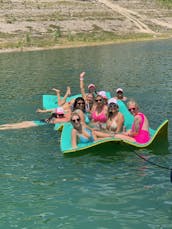 **NEW** Large Party Boat with 2 Slides!! 