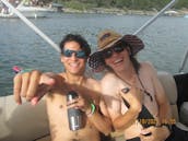 Aluguel de pontão Bentley de 24 pés em Lake Travis