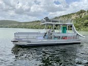 Luxury Pontoon Party Boat on Lake Austin w Captain Up to 15 ppl