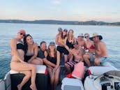 Party Tri-toon for up to 12 People on Lake Travis