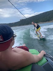 Surf and Wakeboard on Lake Travis! We Have a Fleet of Boats!