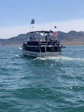 22' Party Barge XP3 Tri-toon Boat Seats 6 Max with USCG Captain!