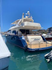 SUMMER SALE! HUGE gorgeous 85' yacht with high speed wifi and full staff