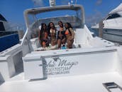 Luxury 42ft Sea Ray Motor Yacht Charter for up to 8 people in Cancun