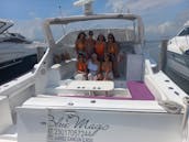 Luxury 42ft Sea Ray Motor Yacht Charter for up to 8 people in Cancun