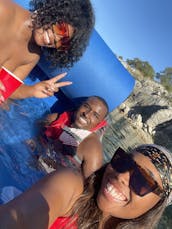 Family Fun on a 25ft Double Decker Tritoon with slide - Canyon Lake