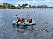 35ft Custom Tiki Barge Pontoon(Quint5toon) Rental in Cape Coral, Florida