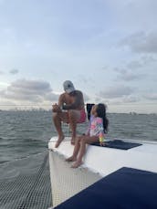 Catamarã à vela de luxo em Cartagena para festas/eventos! NOVO: CRUZEIROS AO PÔR DO SOL!