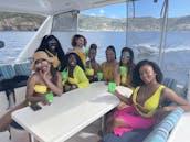 Dia inteiro. Reserve um luxuoso catamarã Leopard de 47 pés em St. Thomas, EUA