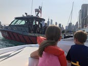 Private Tours on 27' Baja Boss Speedboat in Chicago with Captain Bob