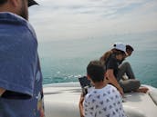 Private Tours on 27' Baja Boss Speedboat in Chicago with Captain Bob